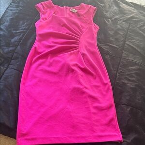 Shelby & Palmer Fuchsia Midi Dress